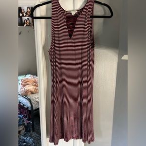 Striped mini dress